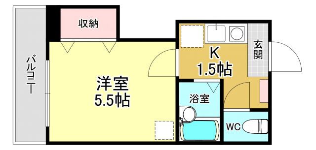 大阪府大阪市淀川区十三東１ 十三駅 1K マンション 賃貸物件詳細