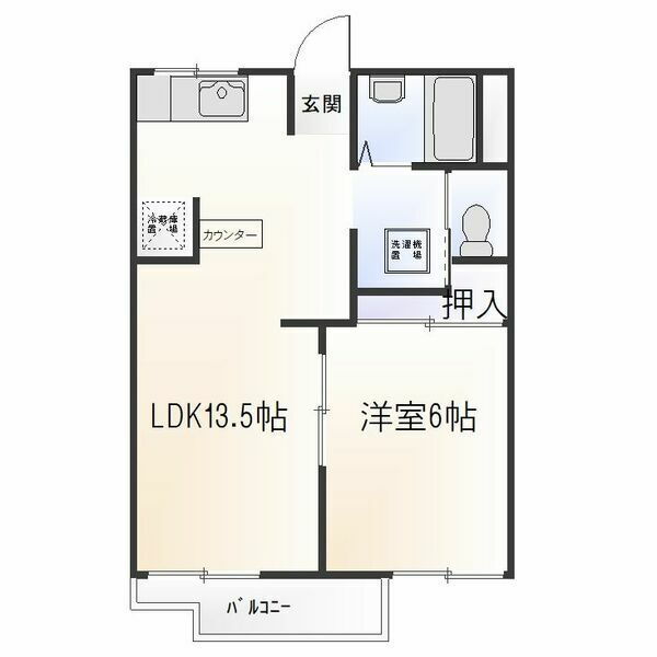 愛知県岡崎市竜美旭町 東岡崎駅 1LDK アパート 賃貸物件詳細