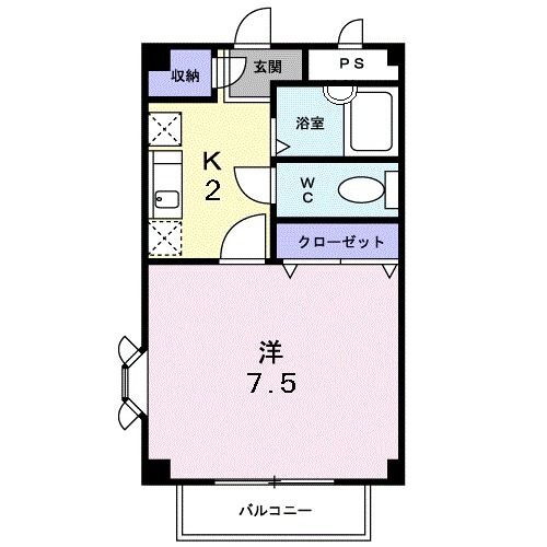 福岡県筑紫野市原田７ 原田駅 1K アパート 賃貸物件詳細
