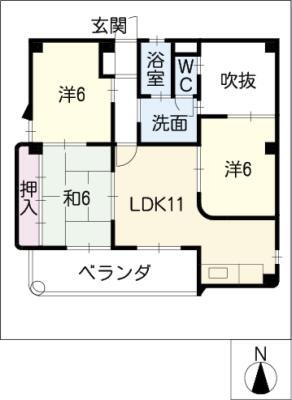 ファミーユ 3階 3LDK 賃貸物件詳細