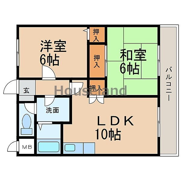 和歌山県和歌山市船所 紀伊中ノ島駅 2LDK アパート 賃貸物件詳細