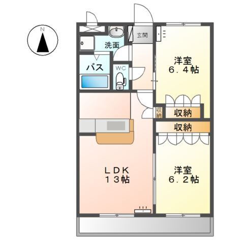 群馬県高崎市江木町 高崎駅 2LDK マンション 賃貸物件詳細