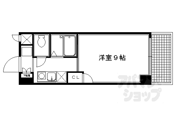 京都府京都市下京区四条堀川町 大宮駅 1K マンション 賃貸物件詳細