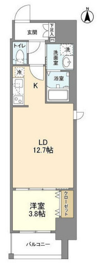 ラクラス堺筋本町 5階 1LDK 賃貸物件詳細