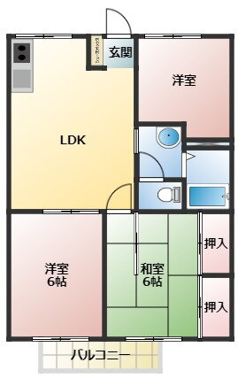 大阪府富田林市藤沢台４ 大阪狭山市駅 3LDK アパート 賃貸物件詳細