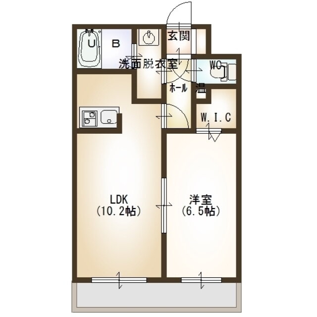 新潟県新潟市西区山田 1LDK マンション 賃貸物件詳細