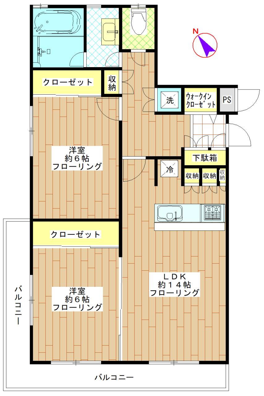 東京都世田谷区瀬田３ 用賀駅 2LDK マンション 賃貸物件詳細