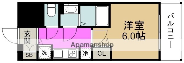 大阪府大阪市福島区野田３ 玉川駅 1K マンション 賃貸物件詳細