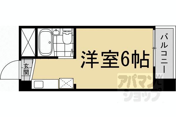 京都府京都市北区衣笠荒見町 北野白梅町駅 1K マンション 賃貸物件詳細