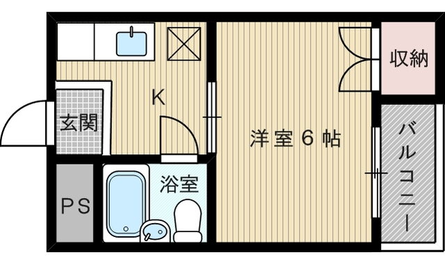 大阪府大阪市東淀川区豊新４ 上新庄駅 1K マンション 賃貸物件詳細