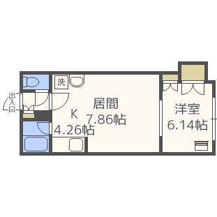 北海道札幌市北区麻生町１ 麻生駅 1LDK アパート 賃貸物件詳細