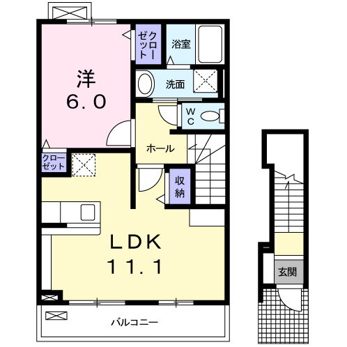 愛知県岡崎市大和町字川原 西岡崎駅 1LDK アパート 賃貸物件詳細