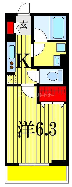 千葉県千葉市花見川区南花園２ 新検見川駅 1K マンション 賃貸物件詳細