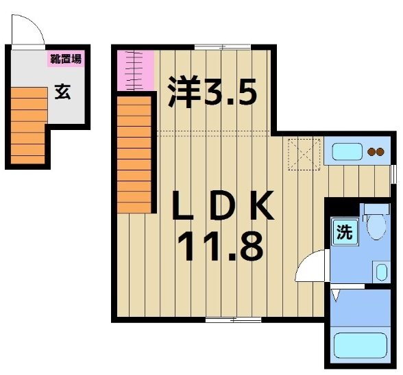 東京都足立区東和４ 北綾瀬駅 1LDK アパート 賃貸物件詳細