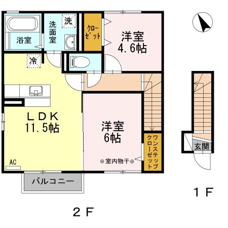 福島県福島市東浜町 福島駅 2LDK アパート 賃貸物件詳細