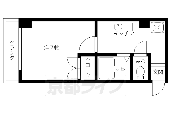 京都府京都市上京区梨木町 今出川駅 1K マンション 賃貸物件詳細