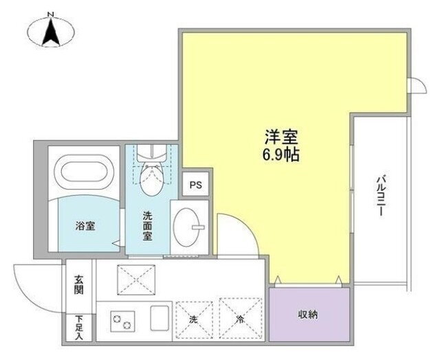 ウェルスクエア中延 3階 1K 賃貸物件詳細