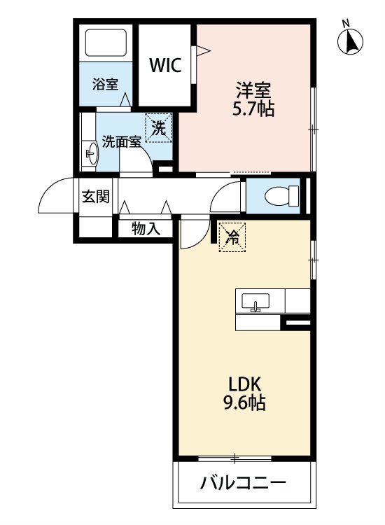 福岡県北九州市小倉北区熊本２ 香春口三萩野駅 1LDK アパート 賃貸物件詳細