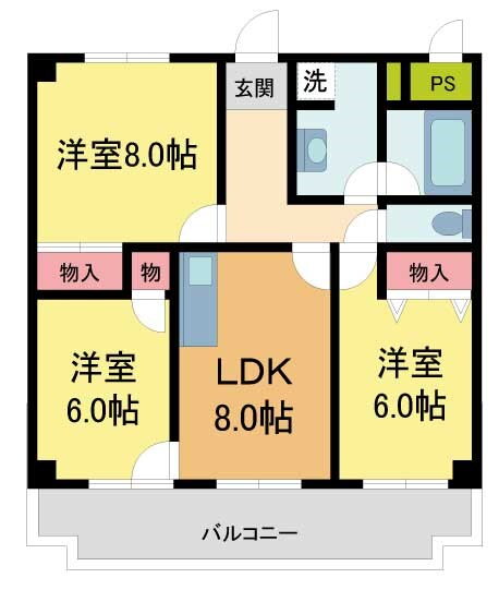 兵庫県宝塚市川面５ 宝塚駅 3LDK マンション 賃貸物件詳細