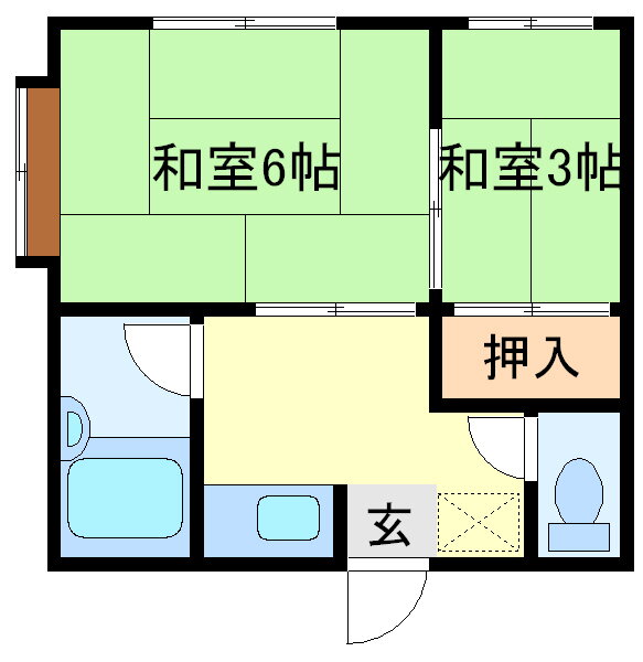 兵庫県明石市大久保町西島 西江井ヶ島駅 2DK アパート 賃貸物件詳細