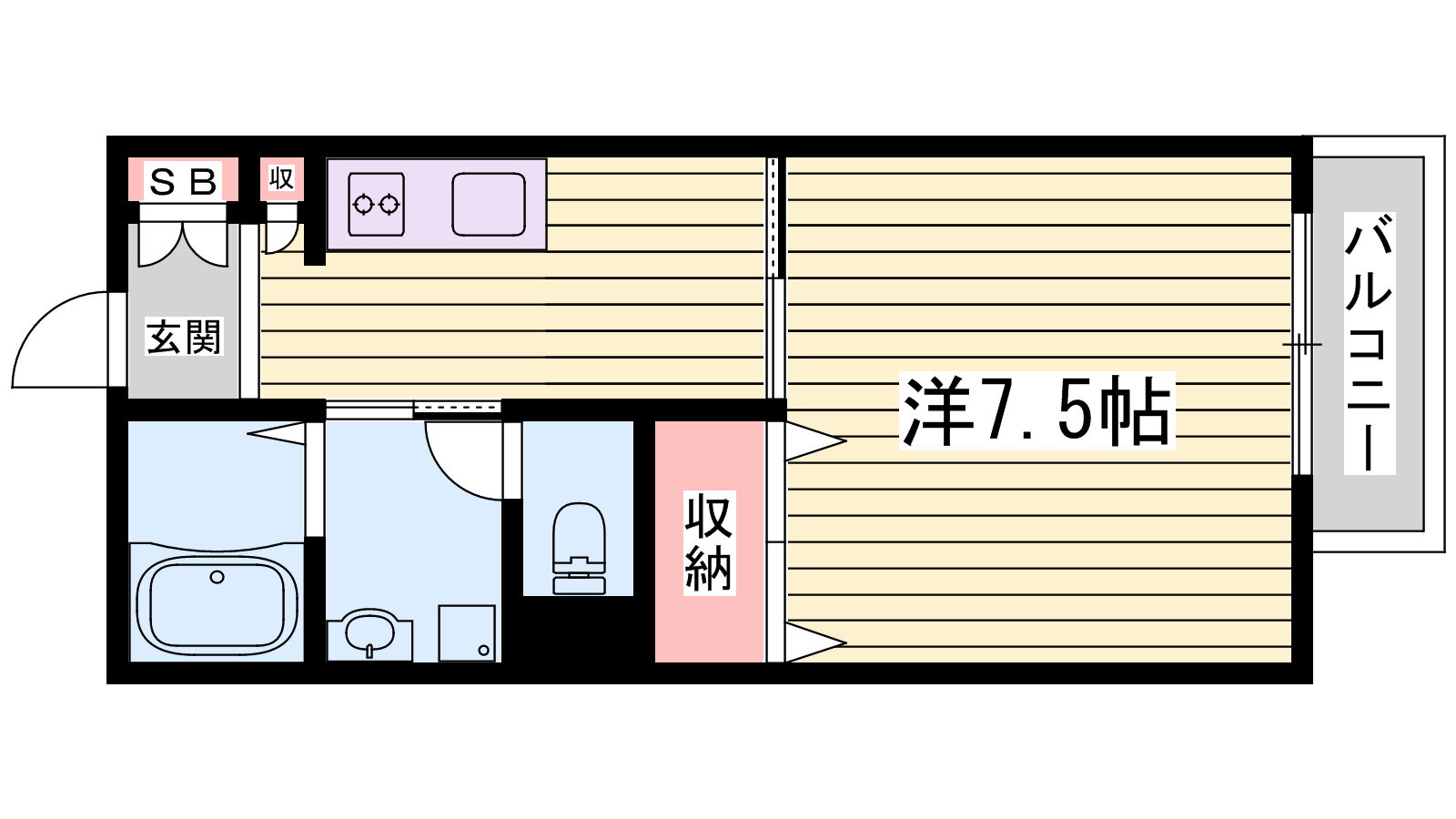 兵庫県加西市繁昌町 河合西駅 1K アパート 賃貸物件詳細