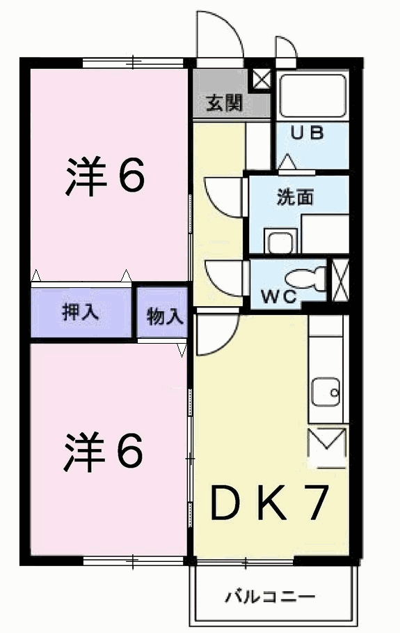 兵庫県加古川市尾上町今福 尾上の松駅 2DK マンション 賃貸物件詳細