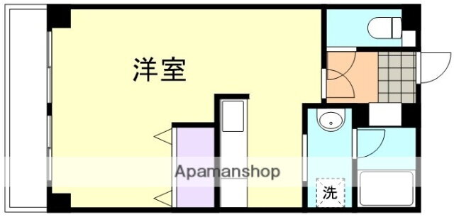 ジュメル倉敷 6階 ワンルーム 賃貸物件詳細