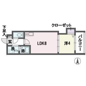 福岡県福岡市博多区博多駅南１ 博多駅 1LDK マンション 賃貸物件詳細