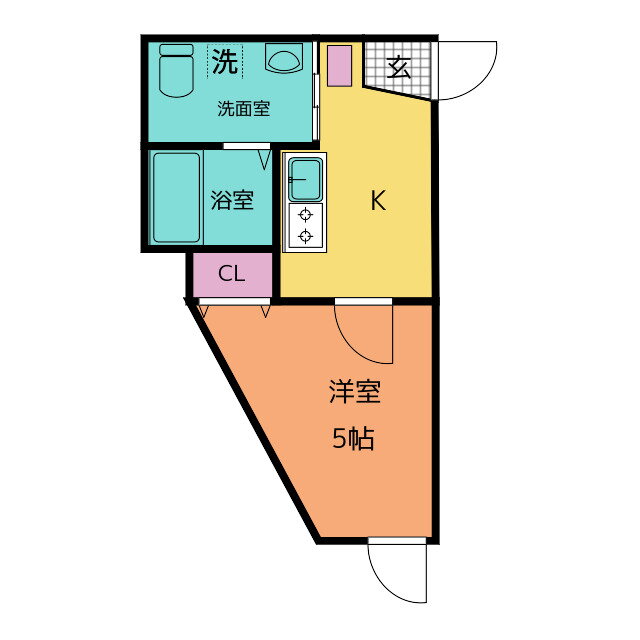 神奈川県横須賀市追浜南町１ 追浜駅 1K アパート 賃貸物件詳細