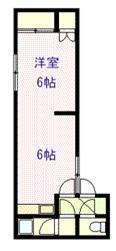 北海道旭川市一条通２１ 旭川駅 1DK アパート 賃貸物件詳細