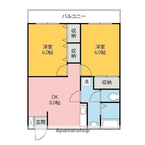群馬県みどり市笠懸町西鹿田 新川駅 2DK アパート 賃貸物件詳細