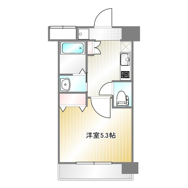 スプランディッド元町山手 8階 1K 賃貸物件詳細