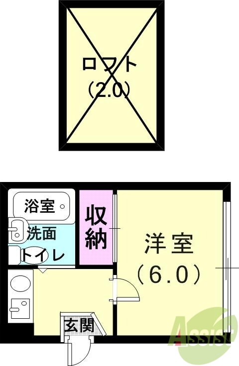 兵庫県神戸市北区鈴蘭台南町６ 鈴蘭台駅 1K アパート 賃貸物件詳細