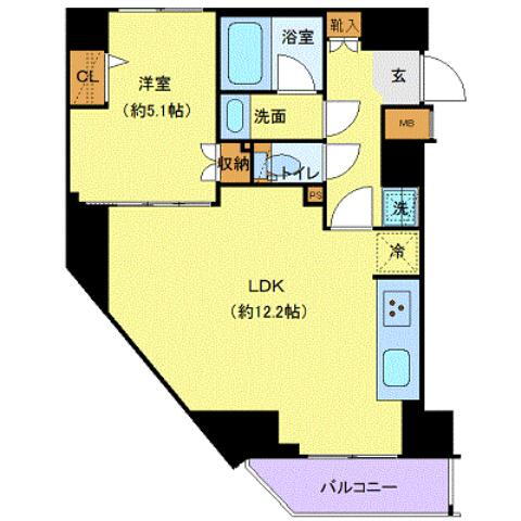 東京都台東区元浅草３ 新御徒町駅 1LDK マンション 賃貸物件詳細