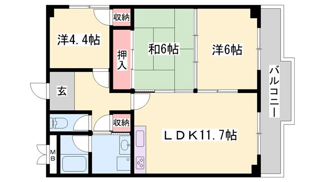 兵庫県たつの市龍野町日山 本竜野駅 3LDK マンション 賃貸物件詳細
