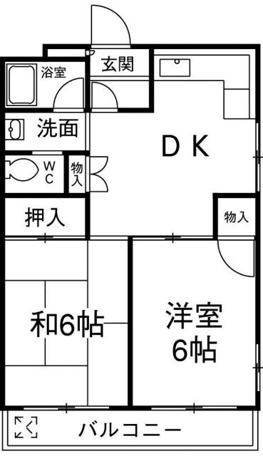 レムロード国分寺 3階 2DK 賃貸物件詳細