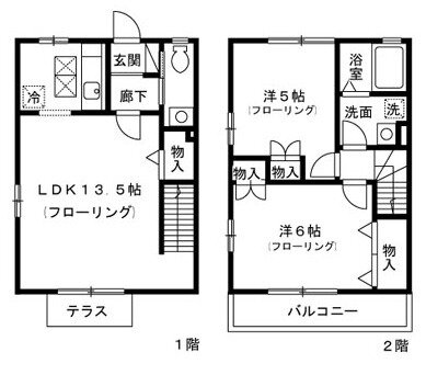 東京都小金井市梶野町１ 東小金井駅 2LDK 一戸建て 賃貸物件詳細