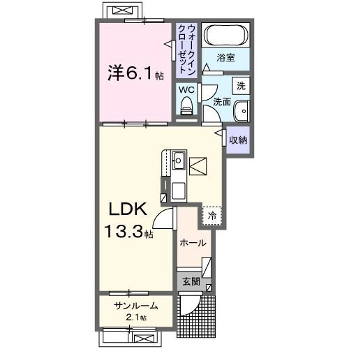 福岡県直方市大字感田 新入駅 1LDK アパート 賃貸物件詳細