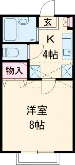 宮城県仙台市若林区蒲町 卸町駅 1K アパート 賃貸物件詳細