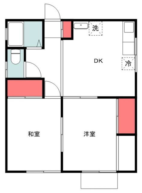 茨城県小美玉市羽鳥 羽鳥駅 2DK アパート 賃貸物件詳細