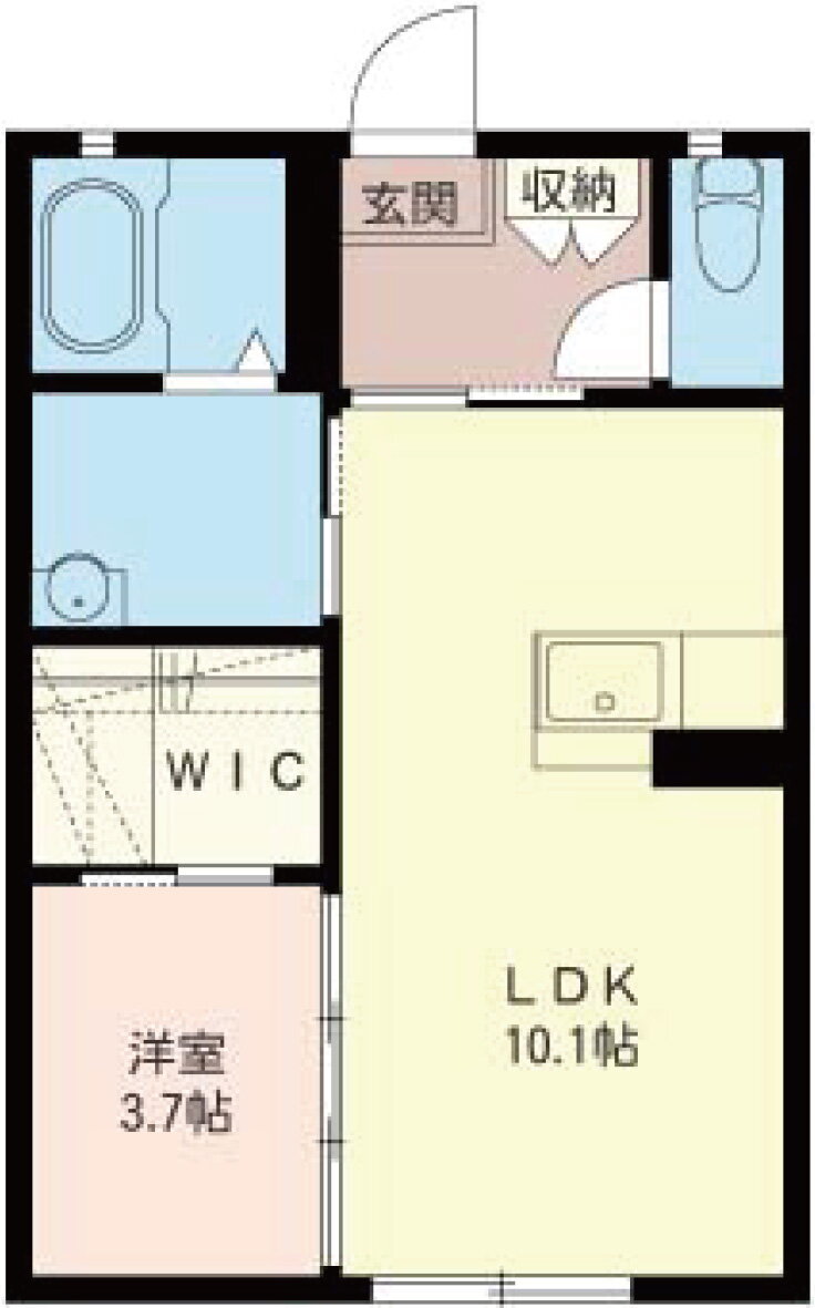 栃木県佐野市小中町 吉水駅 1LDK アパート 賃貸物件詳細