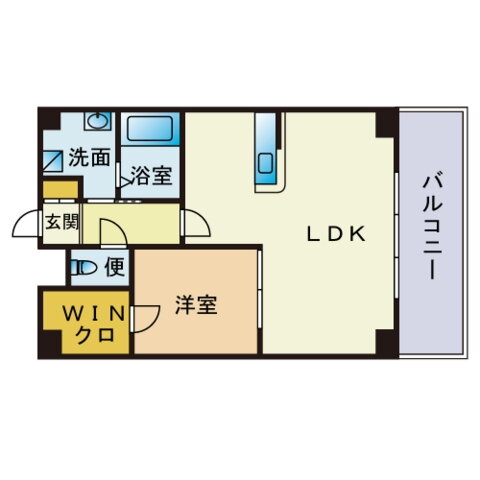 ＫＤＸレジデンス天神東２ 9階 1LDK 賃貸物件詳細