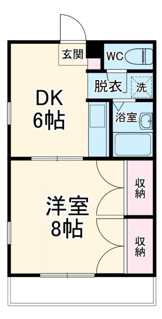 Ｐｉｎｅ　Ｗｅｌｌ駅前　Ｂ棟 3階 1DK 賃貸物件詳細