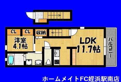 福岡県福岡市西区拾六町２ 橋本駅 1LDK アパート 賃貸物件詳細