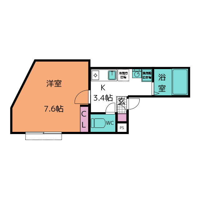 神奈川県横須賀市追浜本町１ 追浜駅 1K アパート 賃貸物件詳細