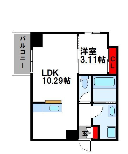 福岡県古賀市天神２ 古賀駅 1LDK マンション 賃貸物件詳細