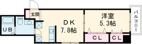 長崎県長崎市浜口町 大学病院駅 1DK マンション 賃貸物件詳細