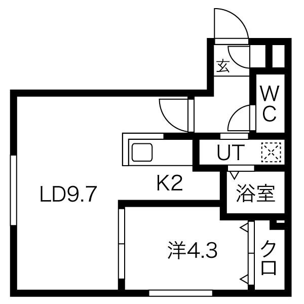 北海道札幌市厚別区厚別中央三条４ 厚別駅 1LDK マンション 賃貸物件詳細