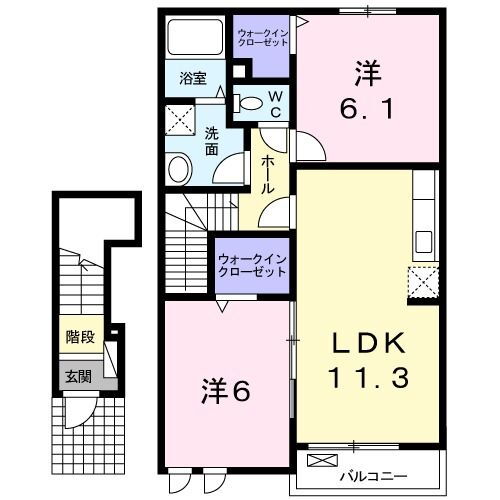 栃木県那須烏山市小倉 鴻野山駅 2LDK アパート 賃貸物件詳細