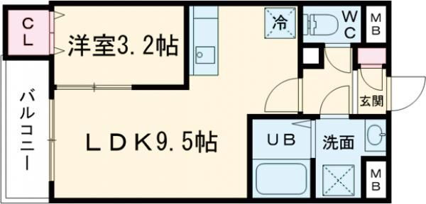 （仮）ジーメゾン飾磨恵美酒 1階 1LDK 賃貸物件詳細